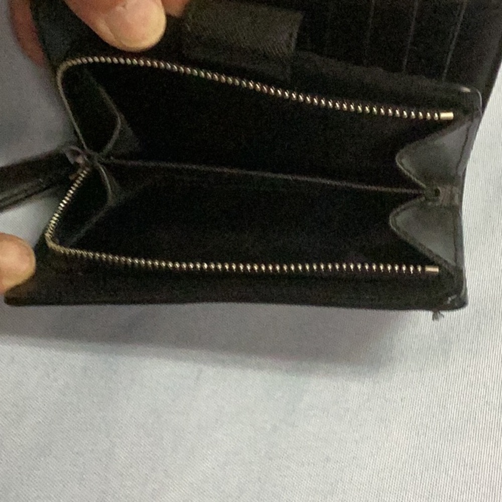 Coach Midnight Black Leather Wallet - Picture 10 of 13